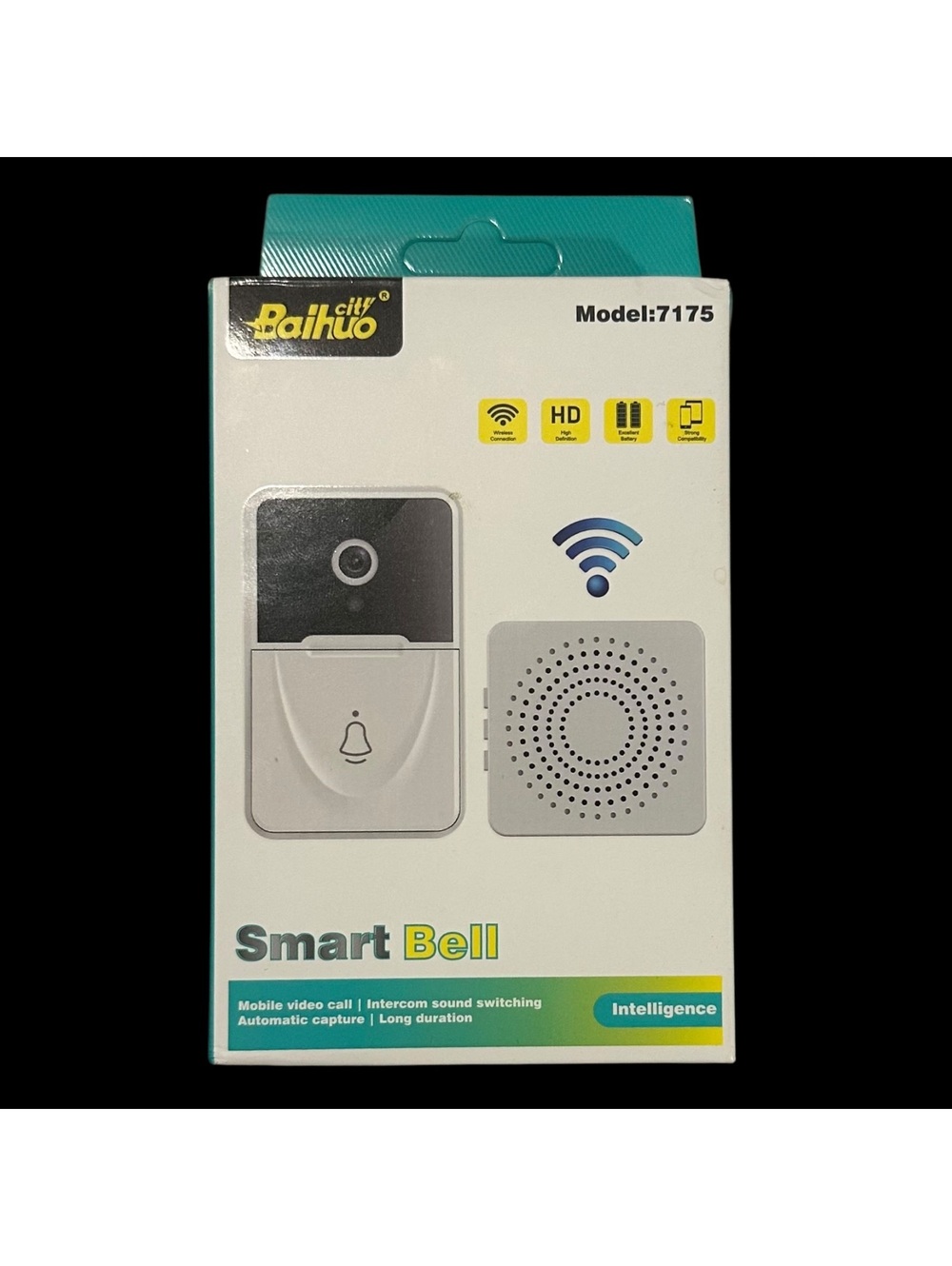 Baihuo City 7175 Smart Video Doorbell Camera WiFi Wireless Chime HD Security NEW